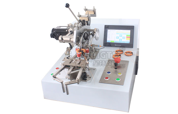 半自動磁環(huán)繞線機互感器繞線機